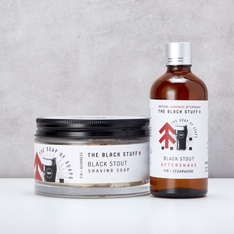 Black Stout Shave Set