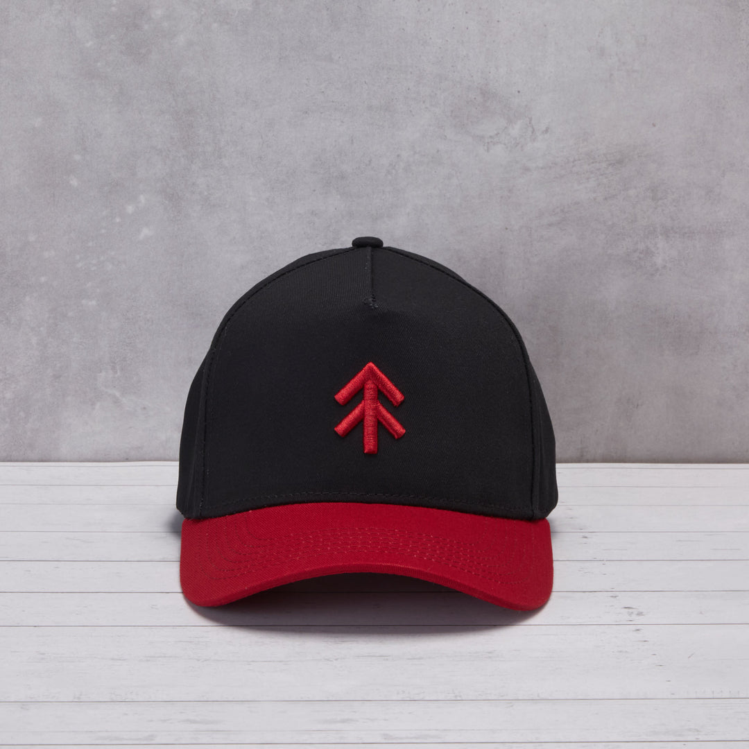 TBS Hats - Red and Black