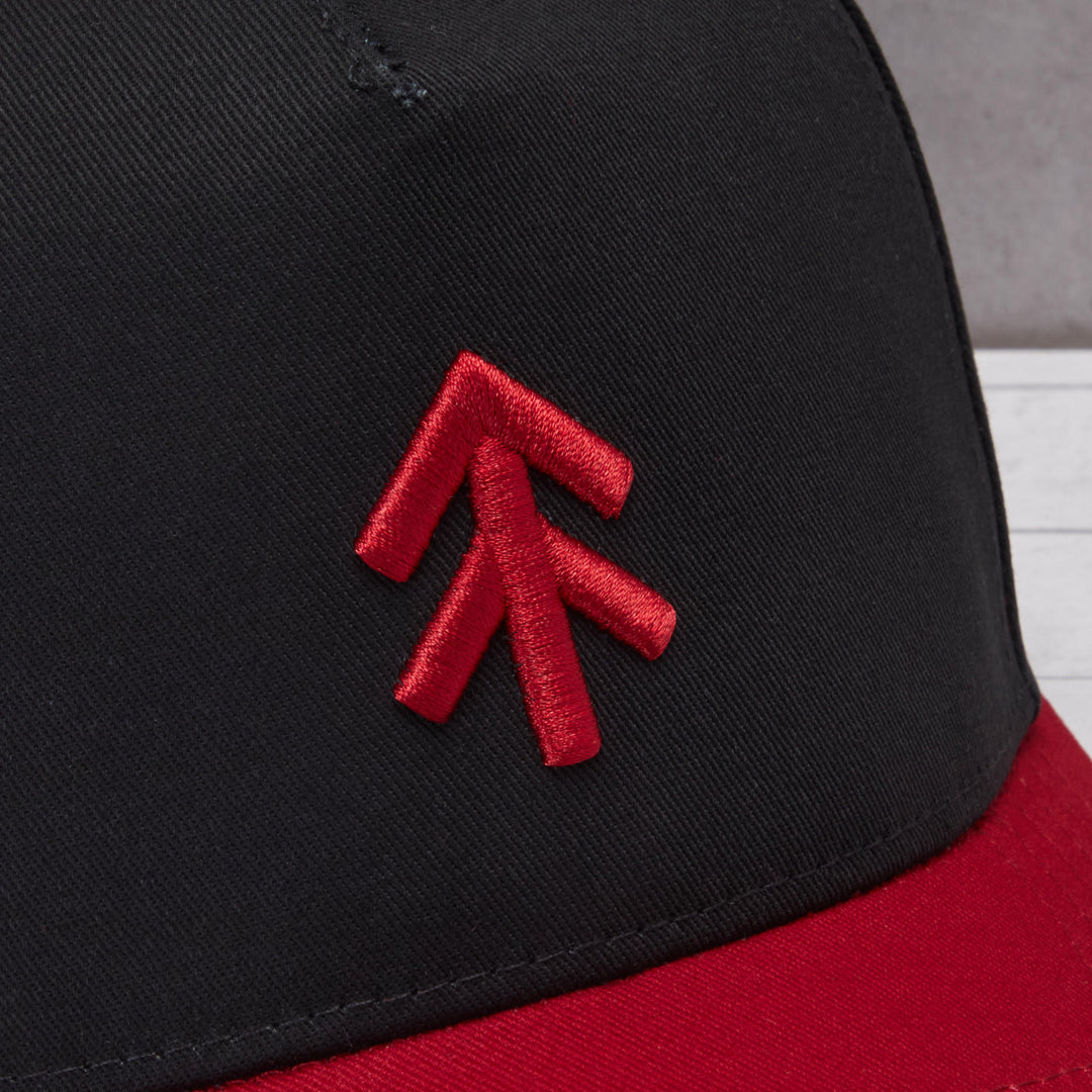 TBS Hats - Red and Black