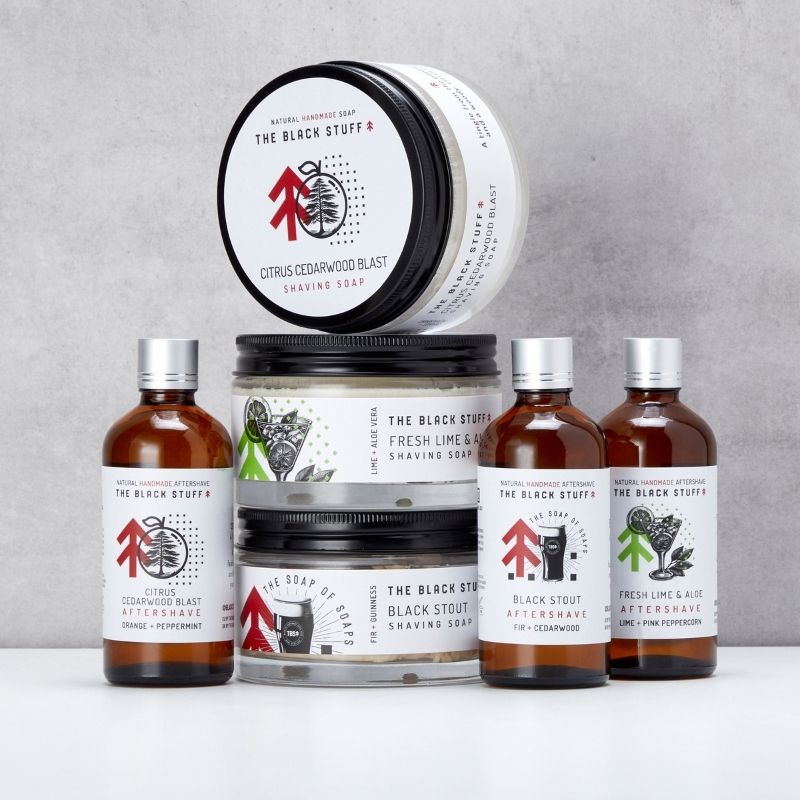 The Big Shave Set – The Black Stuff