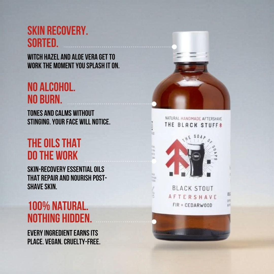 Aftershave Recovery Splash - Black Stout