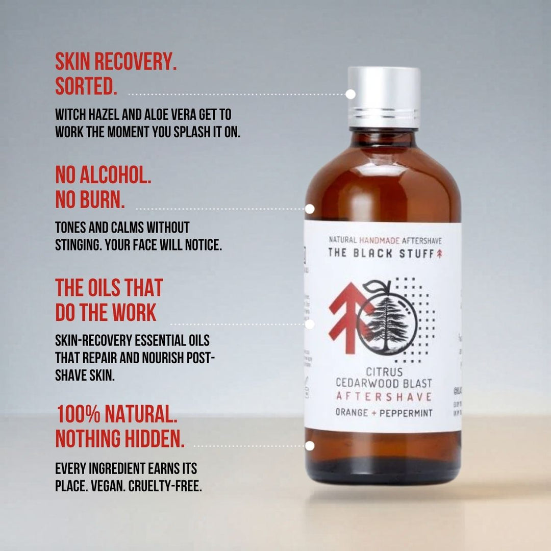 Aftershave Recovery Splash - Citrus Cedarwood Blast