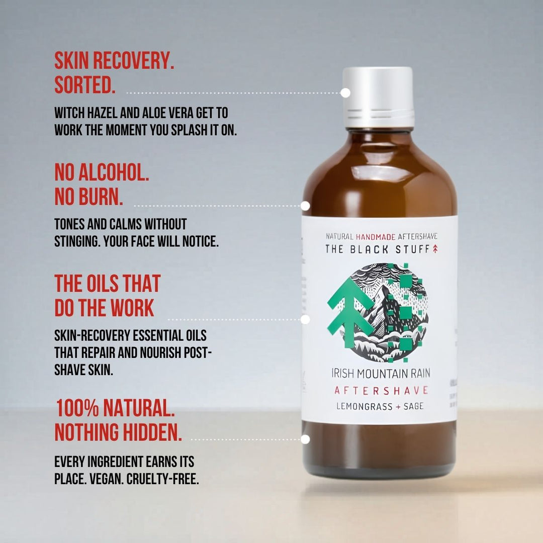 Aftershave Recovery Splash - Irish Mountain Rain