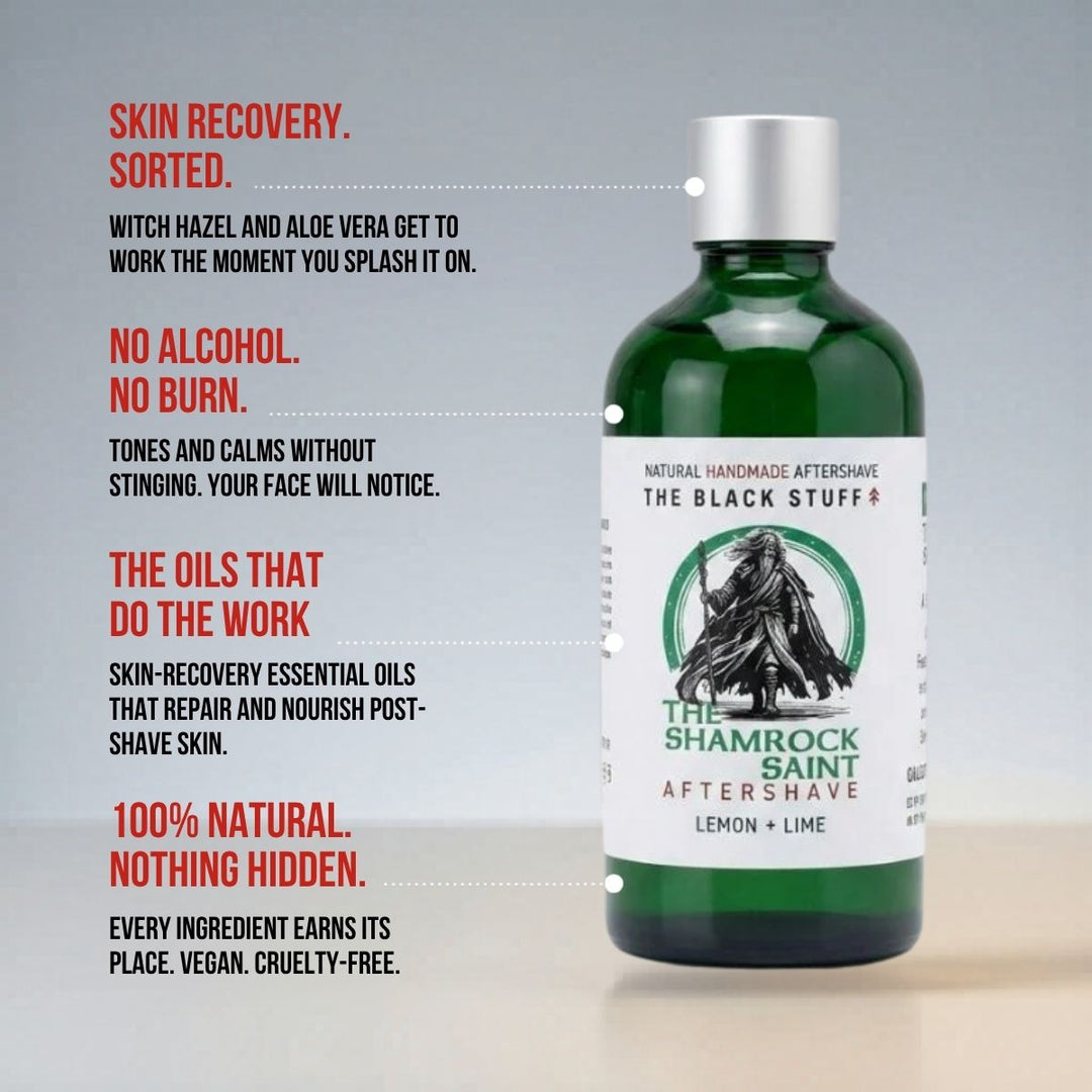 Limited Edition Aftershave Recovery Splash - The Shamrock Saint