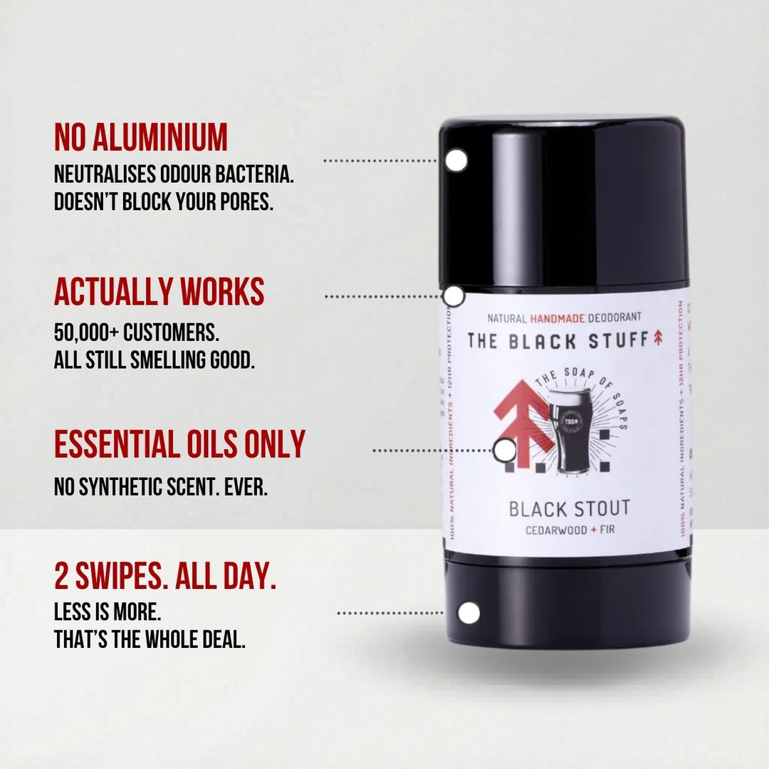 Natural Deodorant - Black Stout
