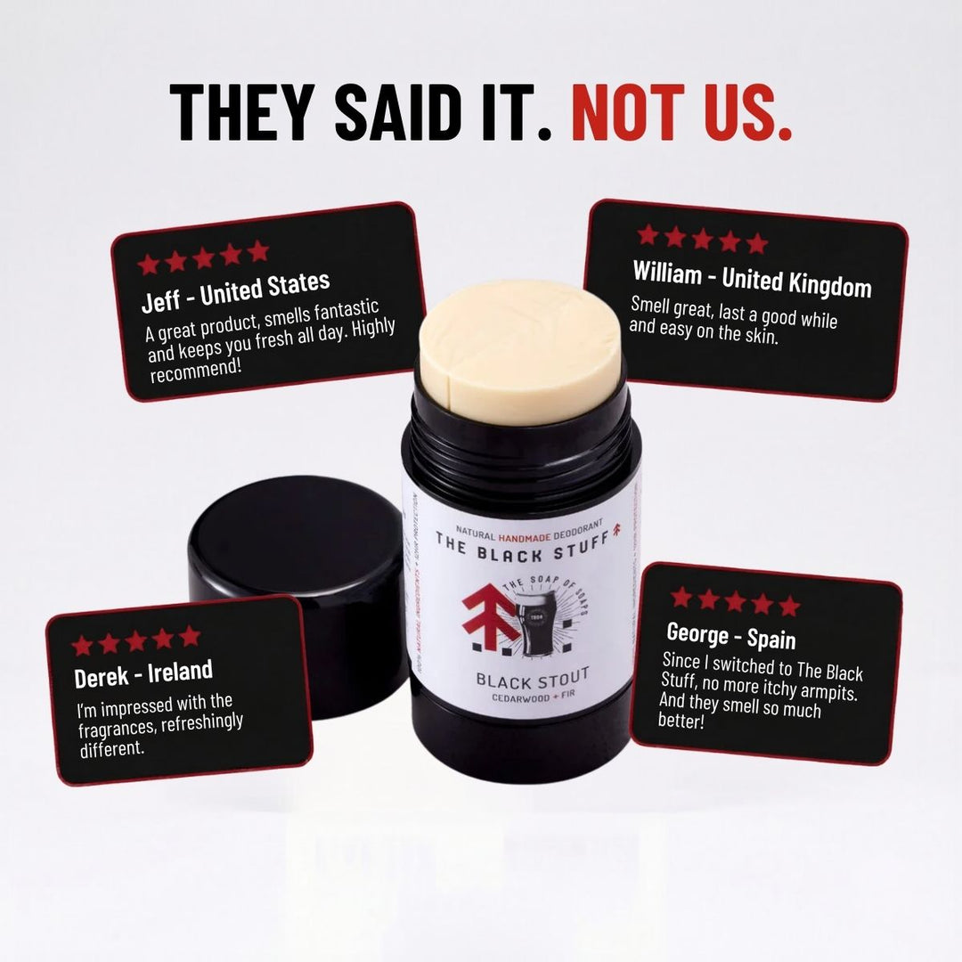 Natural Deodorant - Black Stout