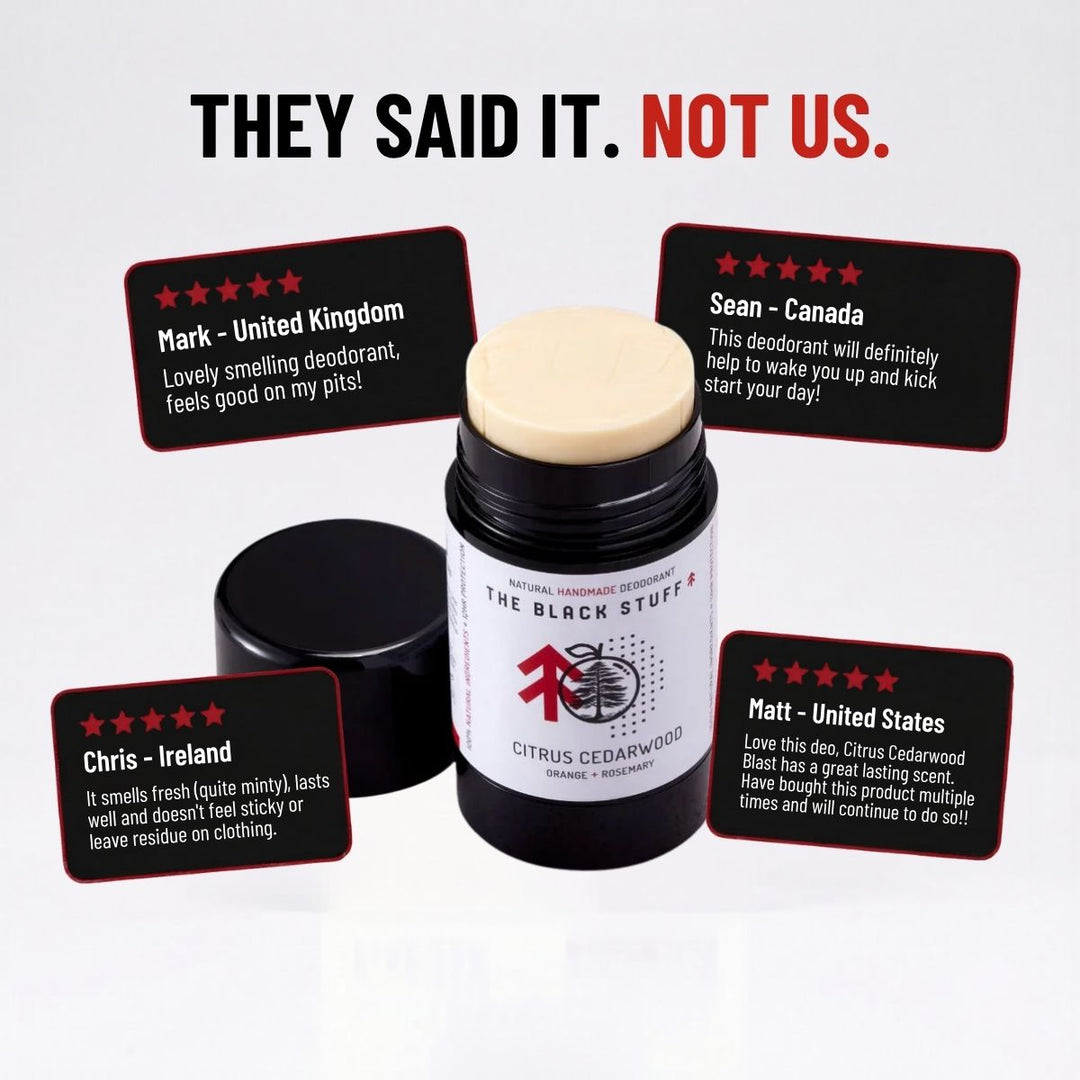 Natural Deodorant - Citrus Cedarwood Blast
