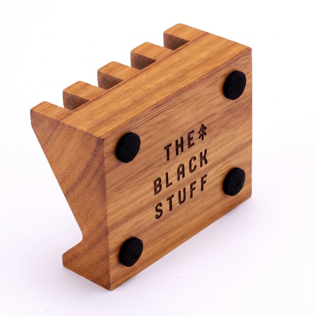 Diagonal Teak Soap Dish