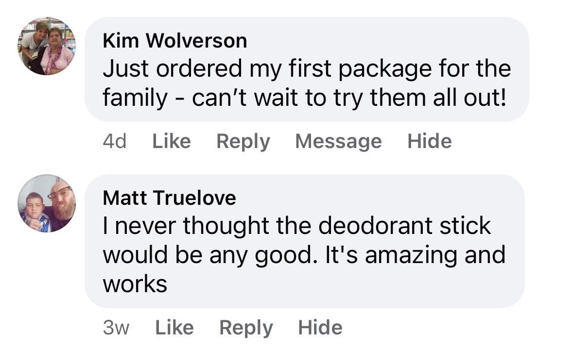 Customer review screenshot