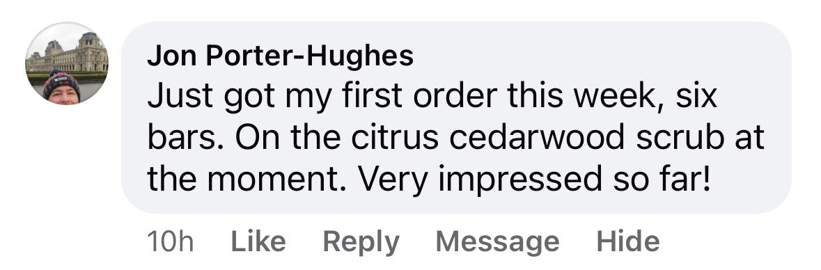 Customer review screenshot