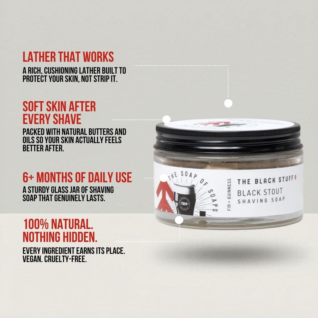 Shaving Soap - Black Stout