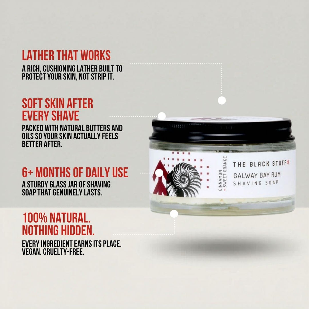 Shaving Soap - Galway Bay Rum