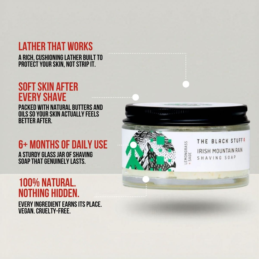 Shaving Soap - Irish Mountain Rain