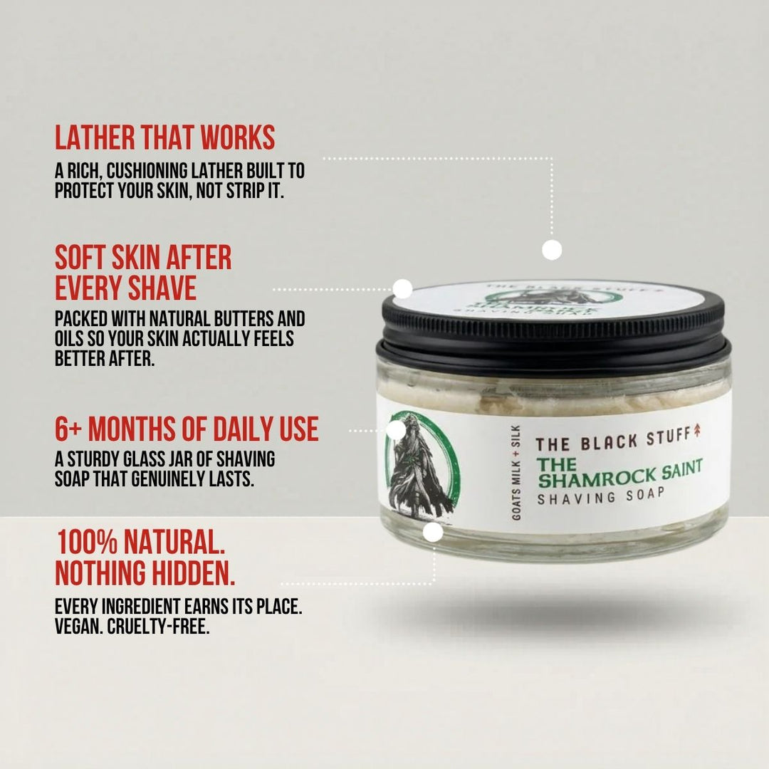 Limited Edition Shaving Soap - The Shamrock Saint