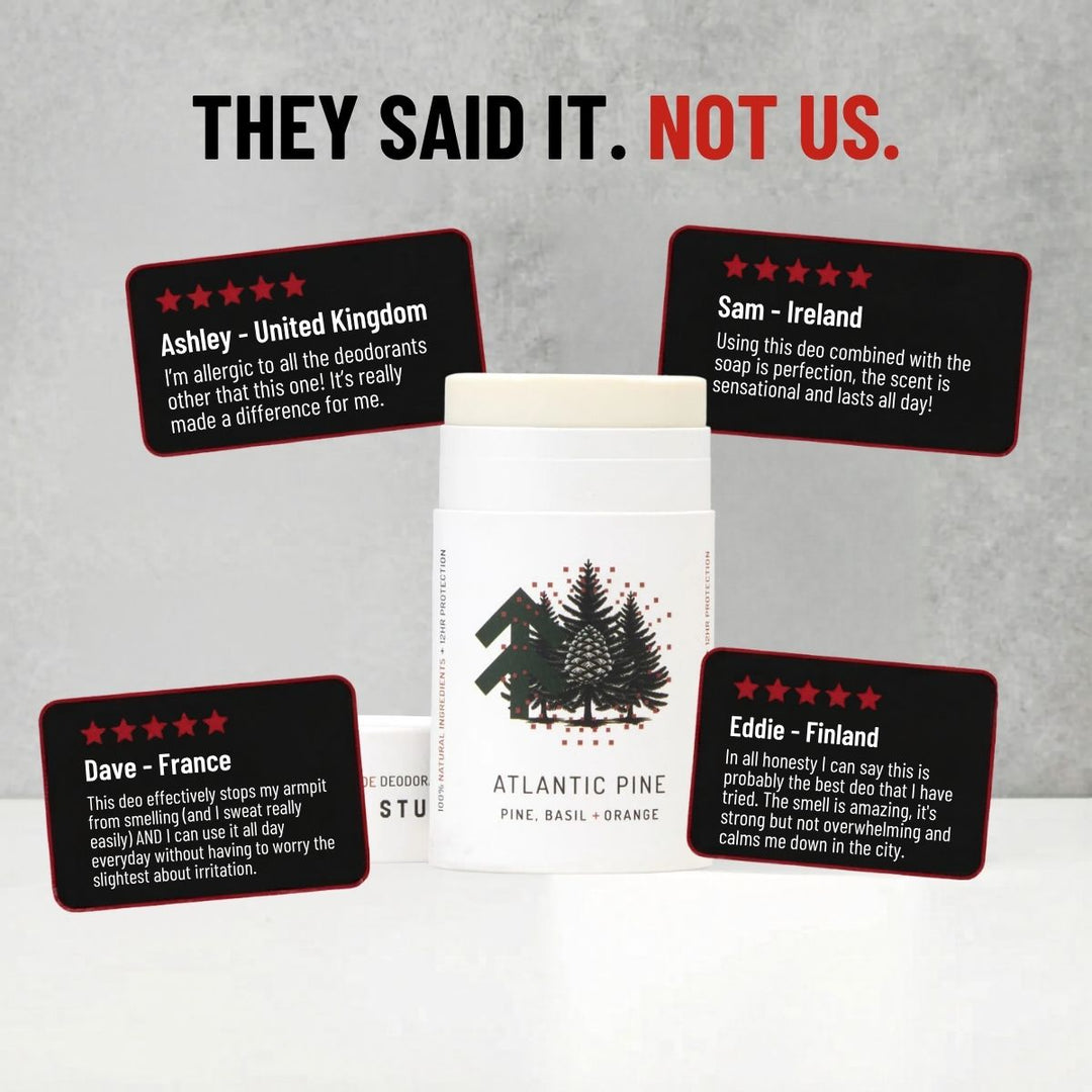 Sensitive Deodorant in Cardboard - Atlantic Pine