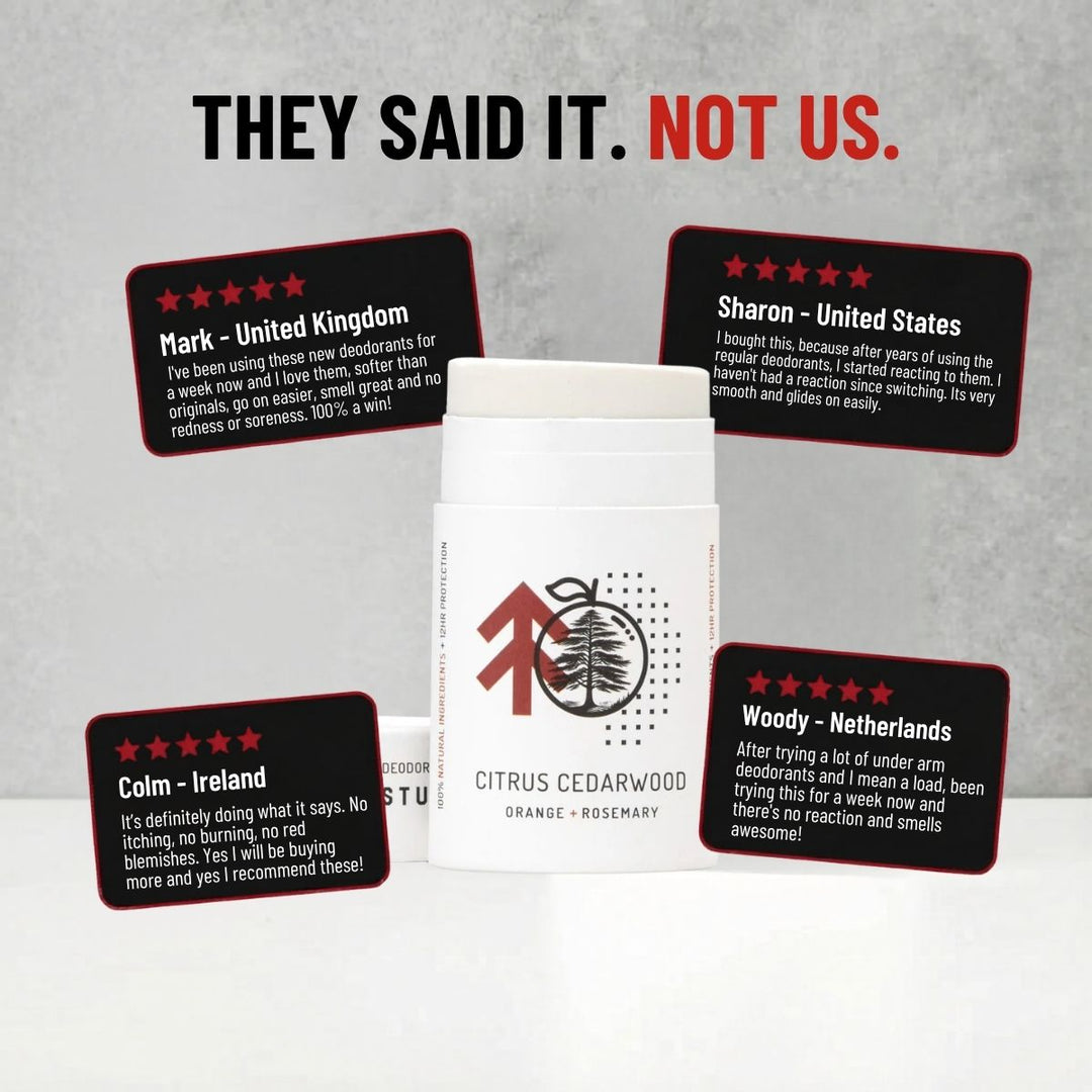 Sensitive Deodorant in Cardboard - Citrus Cedarwood Blast