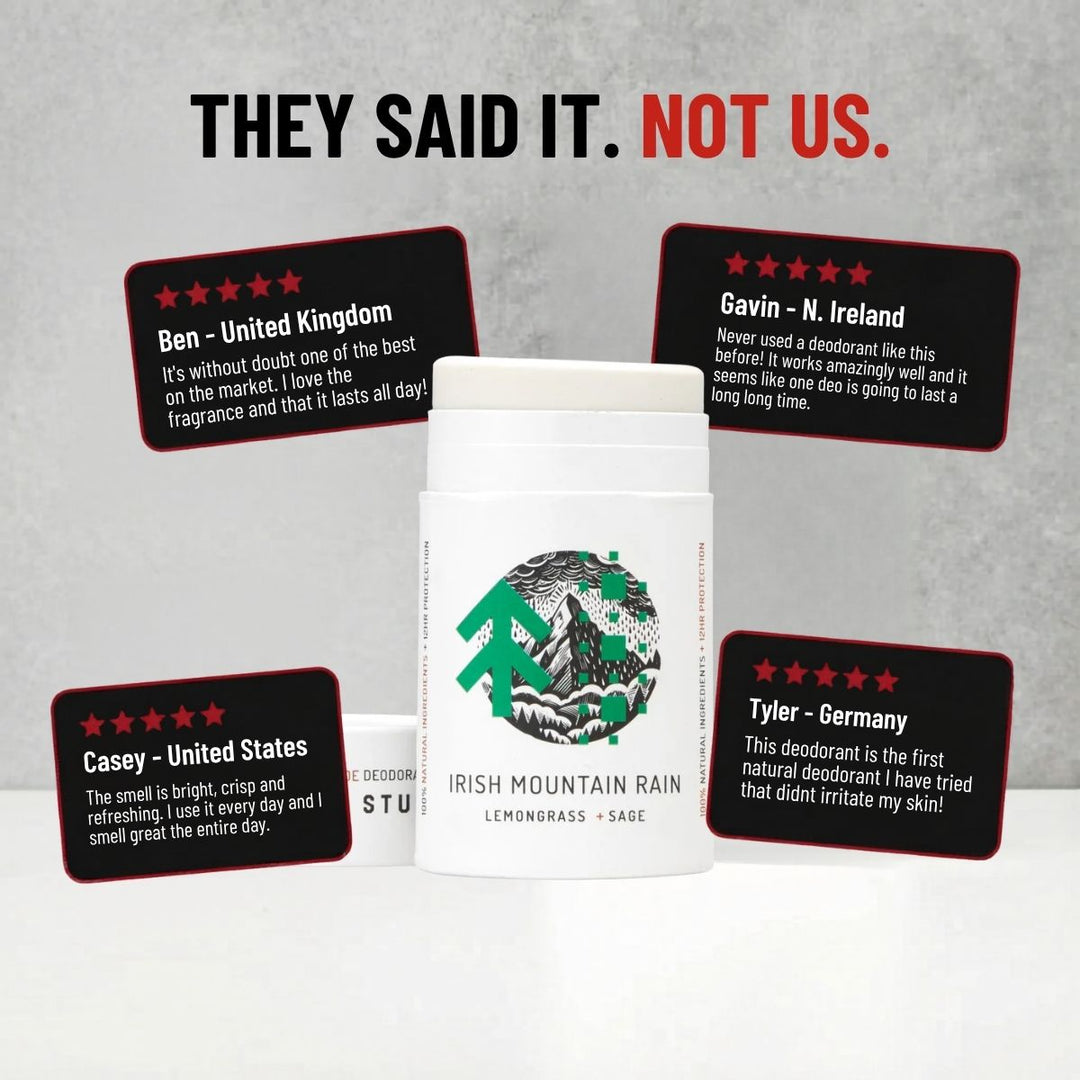 Sensitive Deodorant in Cardboard - Irish Mountain Rain