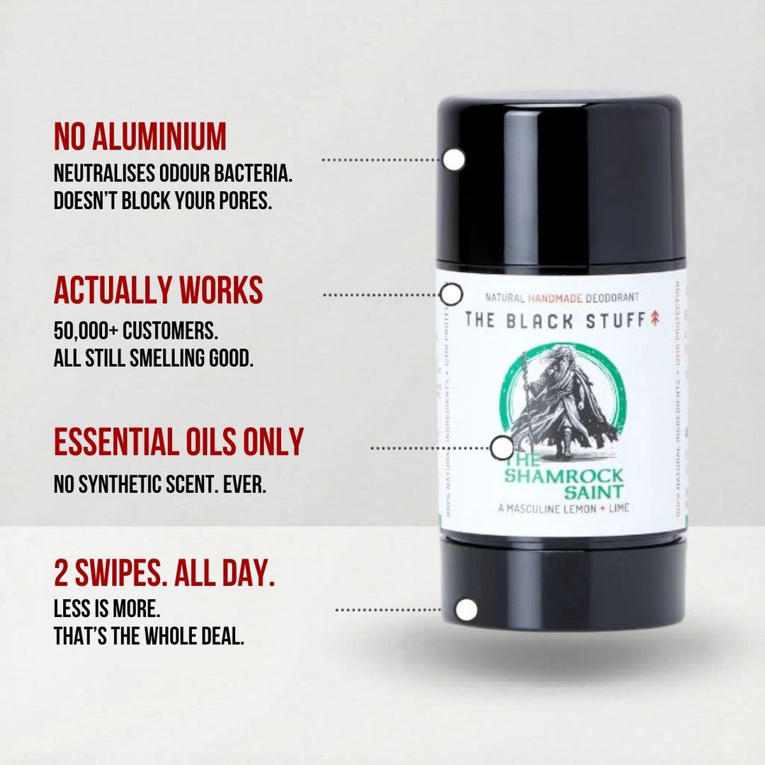 Limited Edition Natural Deodorant - The Shamrock Saint