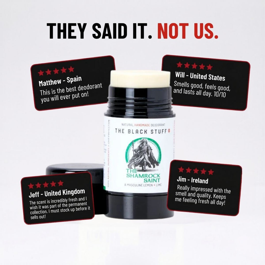 Limited Edition Natural Deodorant - The Shamrock Saint