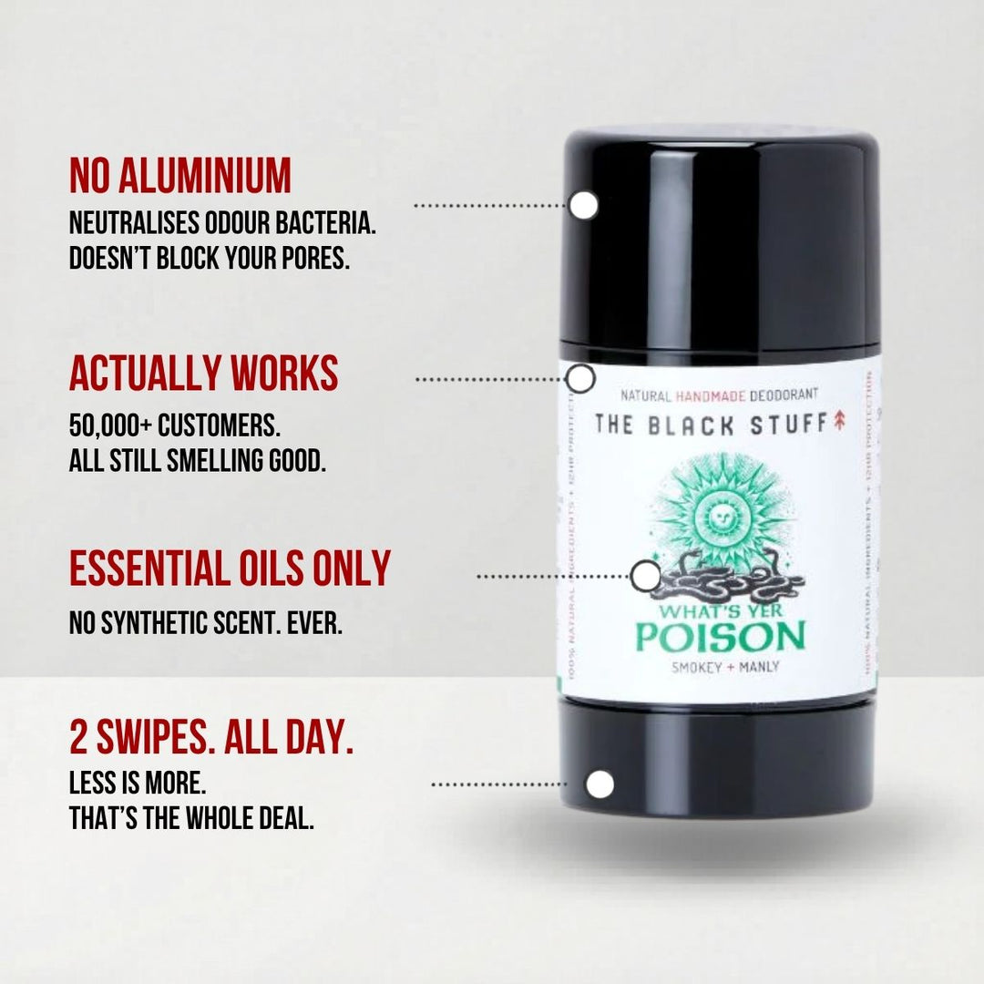 Limited Edition Natural Deodorant - What's Yer Poison