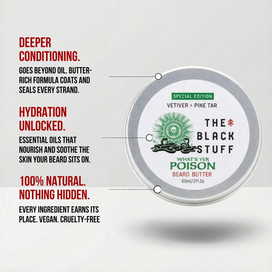 Limited Edition Beard butter - What's Yer Poison