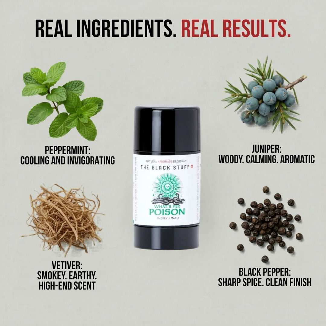 Limited Edition Natural Deodorant - What's Yer Poison