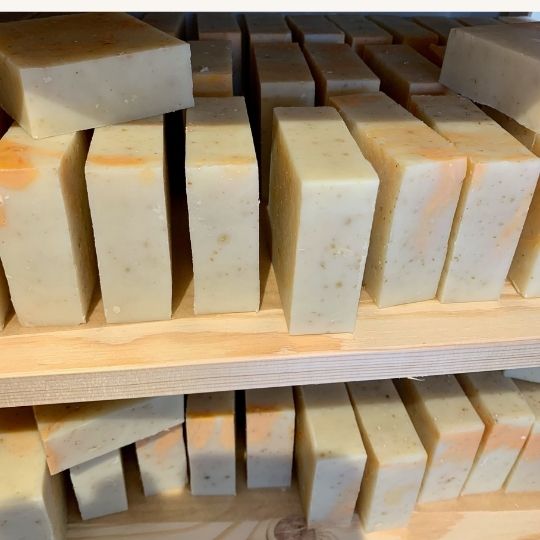 The Black Stuff soap making process